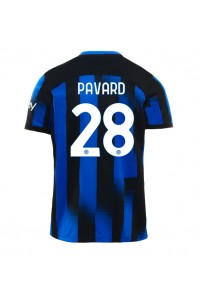 Fotbalové Dres Inter Milan Benjamin Pavard #28 Domácí Oblečení 2023-24 Krátký Rukáv